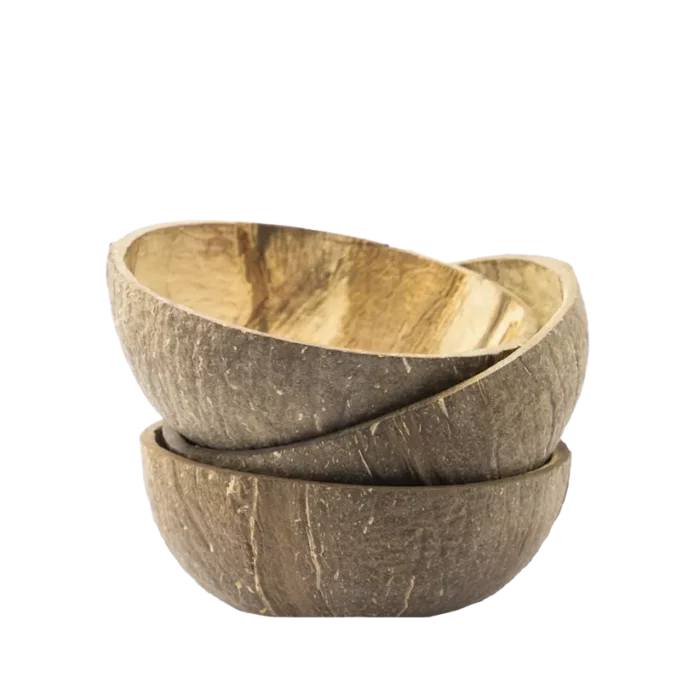 Mini bowl de coco Genuine Coconut - Pack de 3 uds - Imagen 1