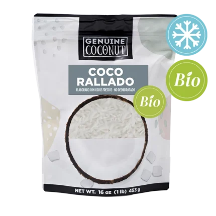 Coco Rallado - No deshidratado - 453g - Caja 3 uds