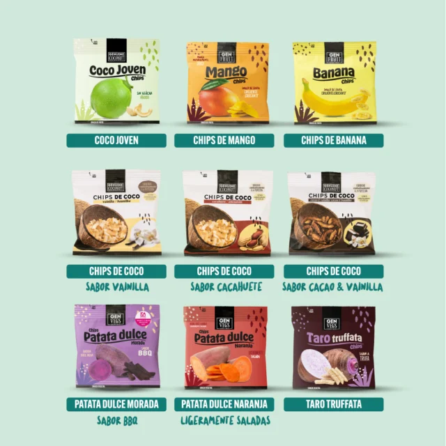 Si tuvieras que quedarte solo con uno ¿cuál sería? 
👉 Cuéntanos en comentarios 

#snackvegano #snacktime #snackoptions #vegan #vegsnacks #fruitsnacks
#genuinecoconut