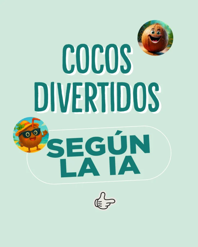 Le dijimos a la IA: ‘haz cocos divertidos’... ¡Y este fue el resultado! 🤣 ¿Cuál es tu favorito? Déjanoslo en comentarios 👇