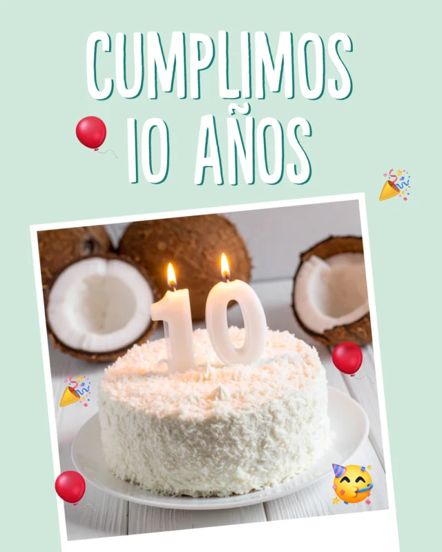 🎉🥳 ¡EN GENUINE COCONUT CUMPLIMOS 10 AÑOS! 🎉🥳 A veces cuesta creer que ya haya pasado tanto tiempo desde que comenzamos este viaje. Diez años de darle mucho al coco, de éxitos pero también de mucho aprendizaje… y de mucha gratitud ❤

Gracias por acompañarnos en este viaje, por creer en nuestros productos, por abrirnos las puertas de vuestras cocinas, de vuestras vidas. Gracias por compartir nuestra pasión por lo natural, por lo sencillo, por lo bueno.

🥥🥥🥥🥥🥥

Atentos estos días a nuestras redes porque... ¡se vienen cositas! 🥳

Un abrazo de parte de todo el equipo Genuine ❤

#genuinecoconut #concocotodosabemejor #aniversario #alimentacionsaludable