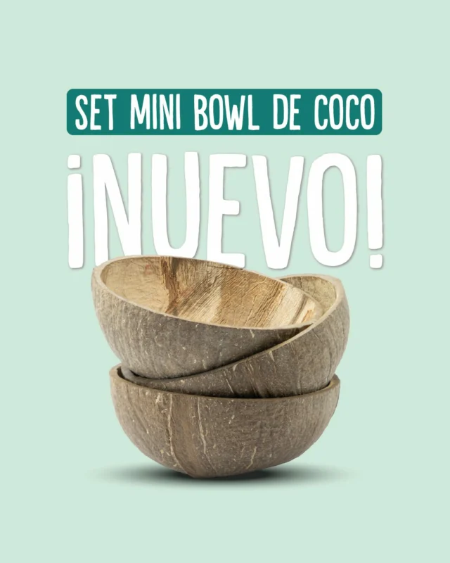 💥 ¡NUEVO! 💥 Ya disponible en nuestra tienda online estos mini bowls de coco hechos con cáscara de coco natural. Disponibles en pack de 3, ideales para usar como decoración en casa o para darle un toque tropical a postres caseros o incluso poner tus salsas favoritas. ¡Infinidad de usos!

🤎 Diámetro aproximado: Entre 9-10 cm
🤎 Altura aproximada: Entre 3-4cm
🤎 Capacidad aproximada: 180-250 ml

🛒 Enlace directo en nuestra bio ✨

#coconutbowl #coconutbowls #eco #ecohome #homedecor #homedesign #GenuineCoconut #bowls