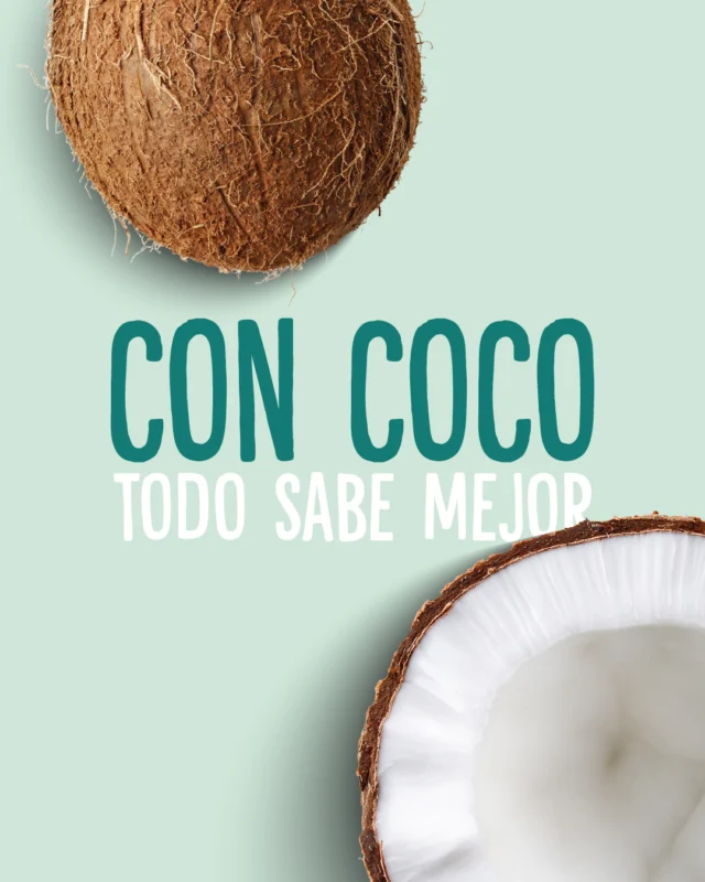 Todo lo que hagas en esta vida ponle corazón pero sobre todo MUCHO COCO 😍

#cocolovers #concocotodosabemejor #coconut #love