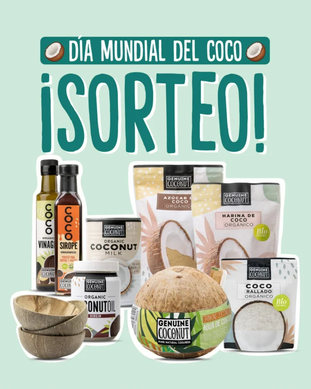 📢✨¡SORTEOOOO!✨ Hoy, es el #DíaMundialDelCoco y aunque para los amantes del coco lo es cada día, ¡hoy queremos celebrarlo por todo lo alto! Sorteamos dos packs llenos de mucho coco 🤩

Para participar:

✅ Seguirnos @genuinecoconut
✅ Dar like a esta publicación⁠
✅ Etiqueta a un amig@ ¡Más comentarios, más posibilidades!⁠

⚠️ El #sorteo finaliza el 07/09/2025 a las 23:59h (incluido). El/la ganador/a será seleccionado al azar y será anunciado/a el 08/09/2025 en esta misma publicación. Válido para Península y Baleares. NUNCA os contactaremos desde otra cuenta, ni os solicitaremos datos bancarios ni personales. 

🤞⁠¡Mucha suerte! 🍀

#genuinecoconut #ConCocoTodoSabeMejor #sorteoespaña