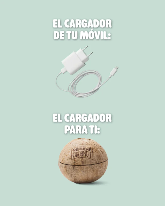 Hay baterías que se cargan con electricidad… y otras con coco. Tu body necesita coco. 🥥⚡

Recarga energía con lo que de verdad importa. Hidratación natural y un sabor increíble  que te acompaña en cualquier momento del día.

#GenuineCoconut #CocoPower #HealthyLifestyle #VidaSaludable #FitLife #NaturalEnergy #CocoLovers